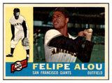 1960 Topps Baseball #287 Felipe Alou Giants NR-MT 520860