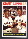 1964 Topps Baseball #306 Willie Mays Orlando Cepeda NR-MT 520869