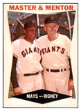 1960 Topps Baseball #007 Willie Mays Bill Rigney NR-MT 520870