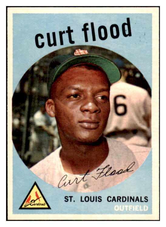 1959 Topps Baseball #353 Curt Flood Cardinals NR-MT 520875