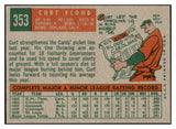 1959 Topps Baseball #353 Curt Flood Cardinals NR-MT 520875