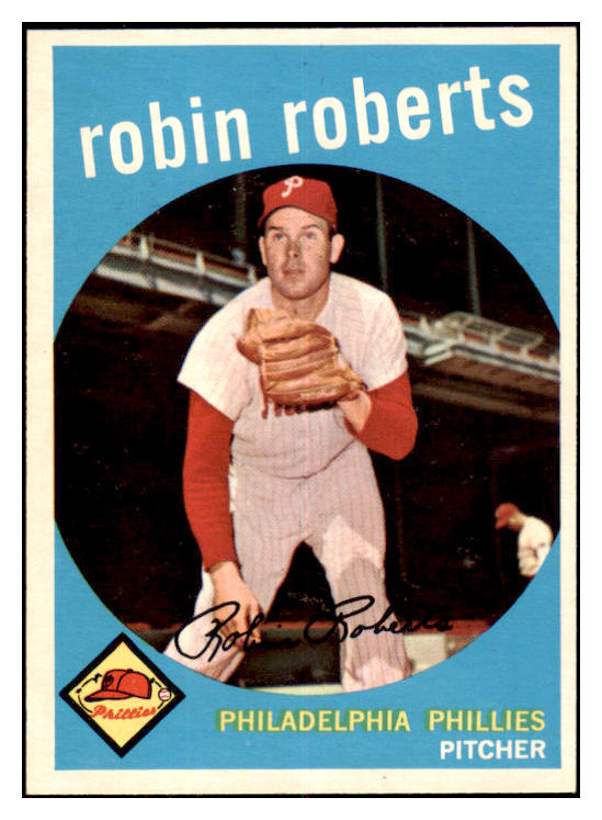 1959 Topps Baseball #352 Robin Roberts Phillies NR-MT 520877