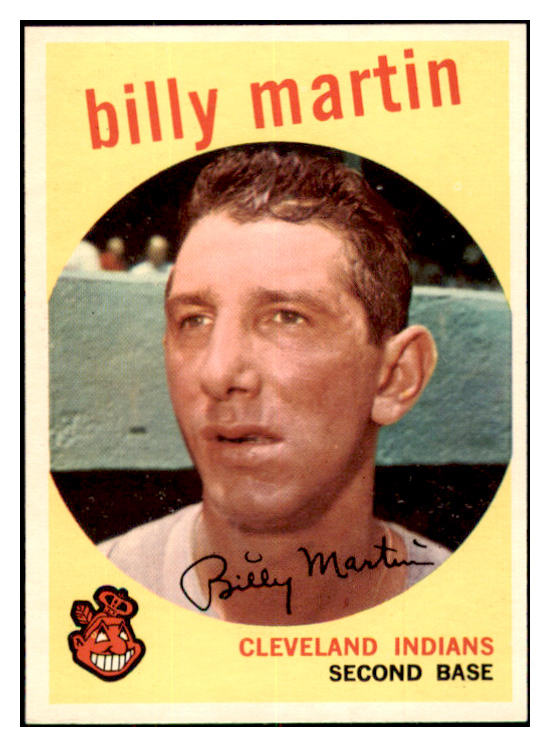 1959 Topps Baseball #295 Billy Martin Indians NR-MT 520878