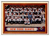 1957 Topps Baseball #317 New York Giants Team NR-MT 520882