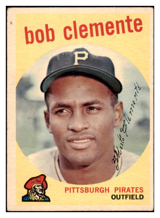 1959 Topps Baseball #478 Roberto Clemente Pirates VG 520889