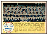 1958 Topps Baseball #246 New York Yankees Team EX+ 520890