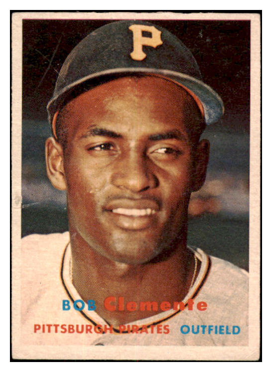 1957 Topps Baseball #076 Roberto Clemente Pirates GD-VG 520899