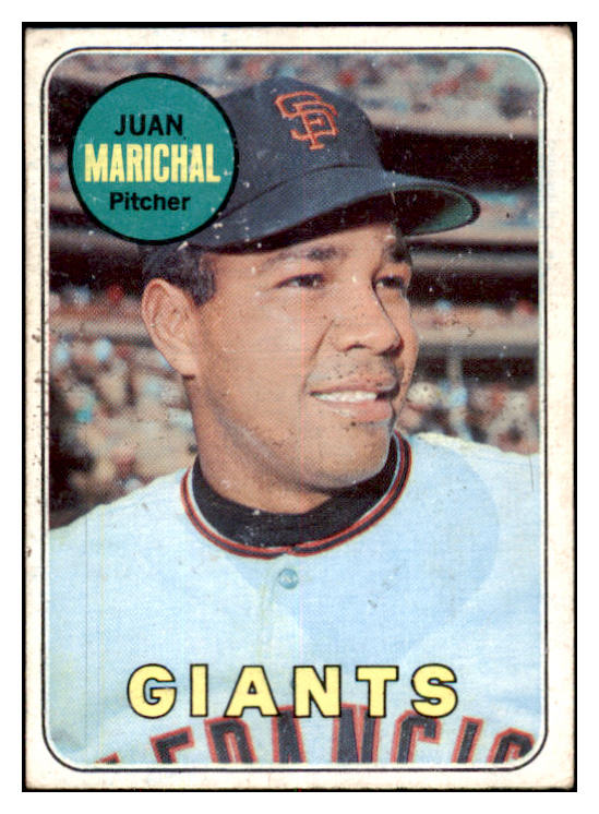 1969 Topps Baseball #370 Juan Marichal Giants VG-EX 520907