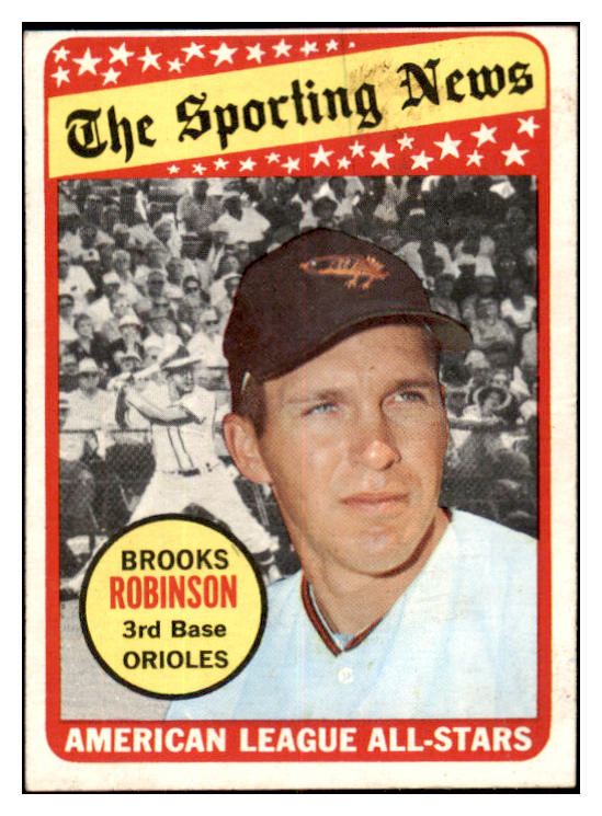 1969 Topps Baseball #421 Brooks Robinson A.S. Orioles EX 520911