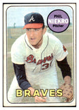 1969 Topps Baseball #355 Phil Niekro Braves VG-EX 520912