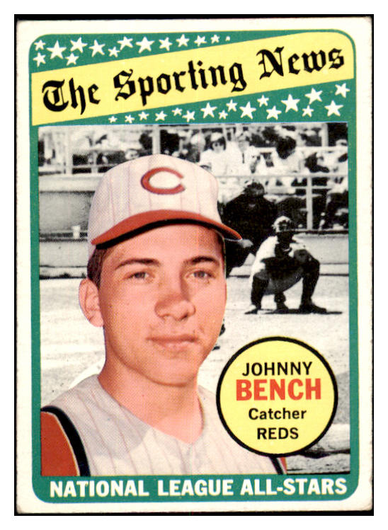 1969 Topps Baseball #430 Johnny Bench A.S. Reds VG-EX 520916