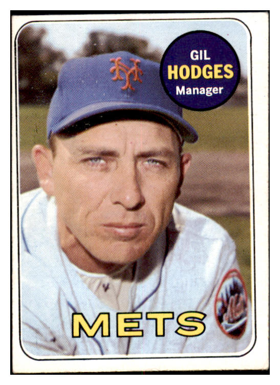 1969 Topps Baseball #564 Gil Hodges Mets VG-EX 520921