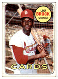 1969 Topps Baseball #085 Lou Brock Cardinals VG-EX 520923