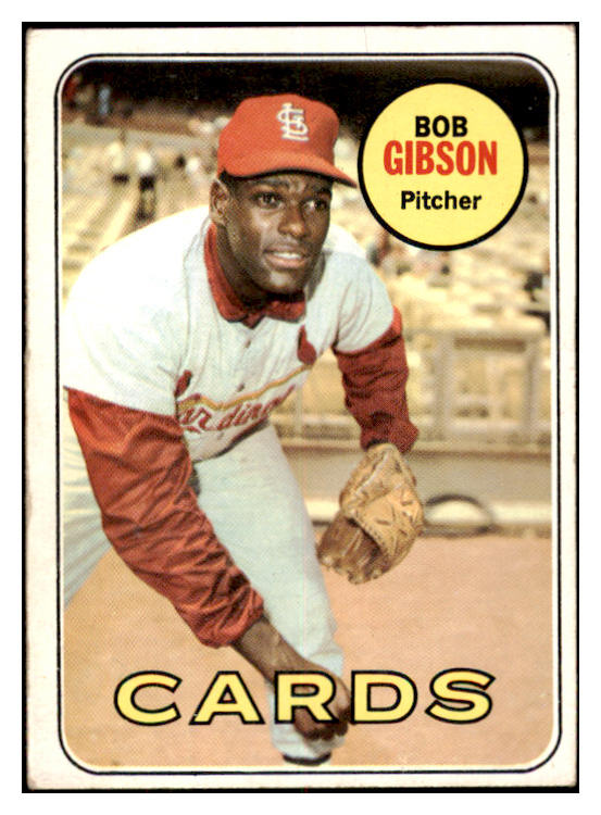 1969 Topps Baseball #200 Bob Gibson Cardinals VG-EX 520924