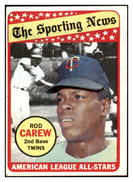 1969 Topps Baseball #419 Rod Carew A.S. Twins VG 520927