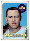 1969 Topps Baseball #235 Catfish Hunter A's VG-EX 520928