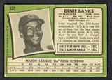 1971 Topps Baseball #525 Ernie Banks Cubs VG 520944