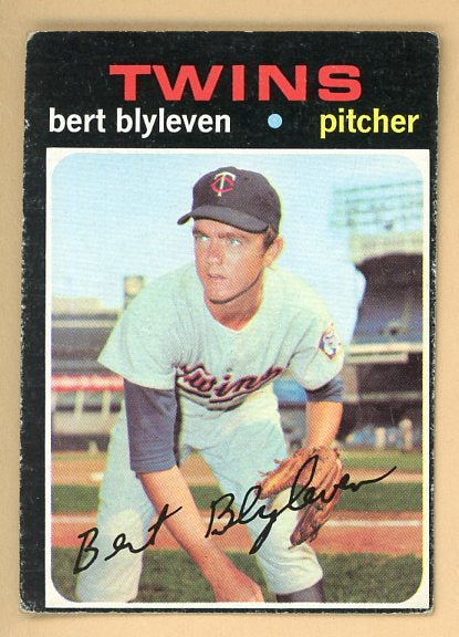 1971 Topps Baseball #026 Bert Blyleven Twins VG 520945