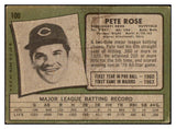 1971 Topps Baseball #100 Pete Rose Reds VG 520947