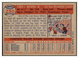 1957 Topps Baseball #250 Eddie Mathews Braves EX-MT 520950