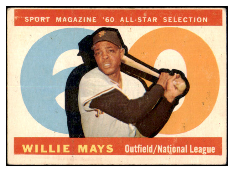 1960 Topps Baseball #564 Willie Mays A.S. Giants VG-EX 520951