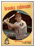 1959 Topps Baseball #439 Brooks Robinson Orioles VG-EX 520953