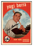 1959 Topps Baseball #180 Yogi Berra Yankees EX-MT 520954