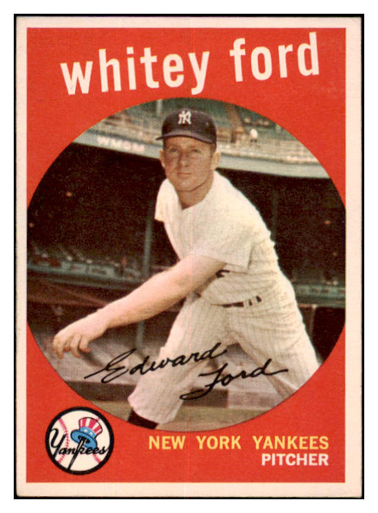 1959 Topps Baseball #430 Whitey Ford Yankees EX-MT 520955