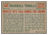 1959 Topps Baseball #461 Mickey Mantle IA Yankees EX-MT 520956