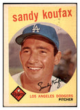 1959 Topps Baseball #163 Sandy Koufax Dodgers VG-EX 520965