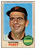 1968 Topps Baseball #085 Gaylord Perry Giants EX-MT 520969