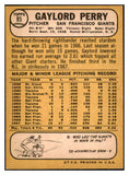 1968 Topps Baseball #085 Gaylord Perry Giants EX-MT 520969