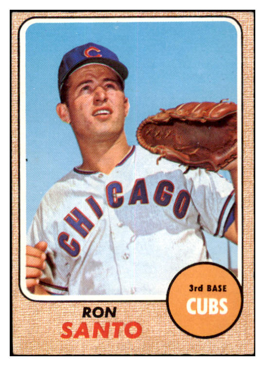 1968 Topps Baseball #235 Ron Santo Cubs EX-MT 520975