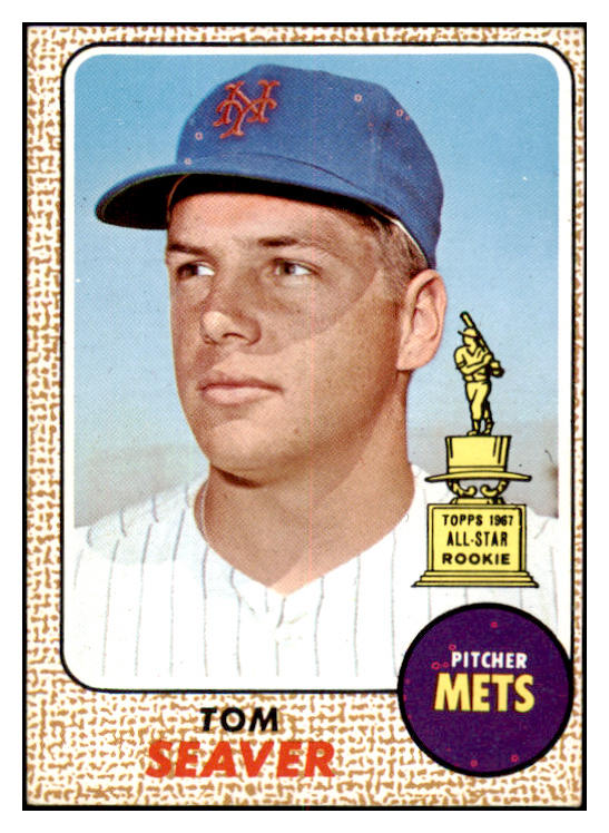 1968 Topps Baseball #045 Tom Seaver Mets EX-MT 520977