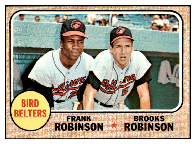 1968 Topps Baseball #530 Brooks Robinson Frank Robinson EX-MT 520979