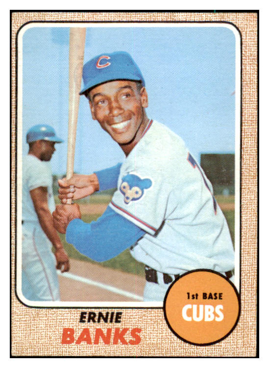 1968 Topps Baseball #355 Ernie Banks Cubs EX-MT 520980