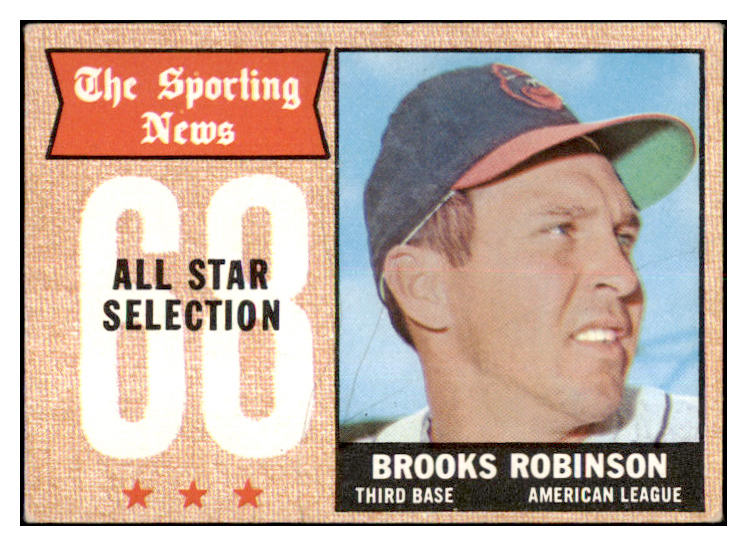 1968 Topps Baseball #365 Brooks Robinson A.S. Orioles VG-EX 520993