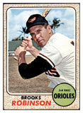 1968 Topps Baseball #020 Brooks Robinson Orioles VG-EX 520996