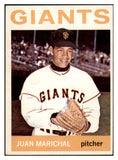 1964 Topps Baseball #280 Juan Marichal Giants EX 520997