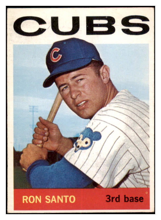 1964 Topps Baseball #375 Ron Santo Cubs EX 520998