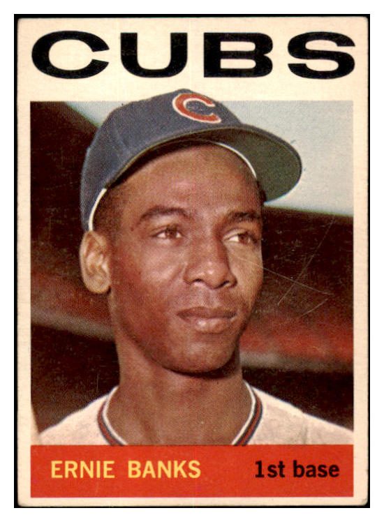 1964 Topps Baseball #055 Ernie Banks Cubs VG-EX 521001