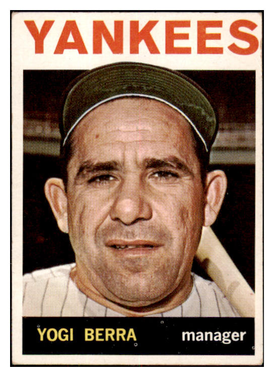 1964 Topps Baseball #021 Yogi Berra Yankees VG-EX 521002