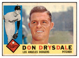 1960 Topps Baseball #475 Don Drysdale Dodgers VG-EX 521006