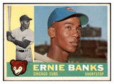 1960 Topps Baseball #010 Ernie Banks Cubs VG-EX 521010