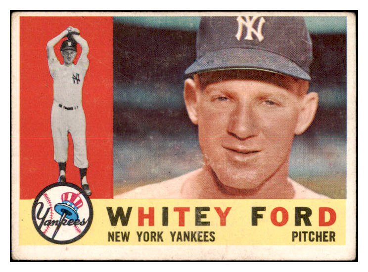 1960 Topps Baseball #035 Whitey Ford Yankees VG-EX 521011