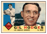 1960 Topps Baseball #295 Gil Hodges Dodgers VG-EX 521015