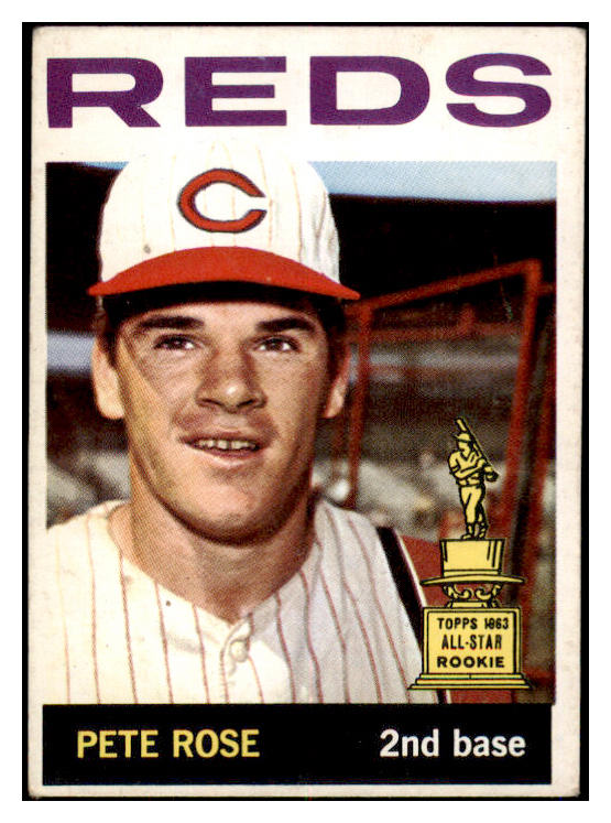 1964 Topps Baseball #125 Pete Rose Reds VG-EX 521019