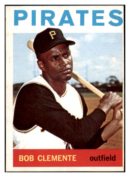 1964 Topps Baseball #440 Roberto Clemente Pirates VG-EX 521023