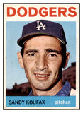 1964 Topps Baseball #200 Sandy Koufax Dodgers VG-EX 521024