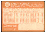 1964 Topps Baseball #200 Sandy Koufax Dodgers VG-EX 521024